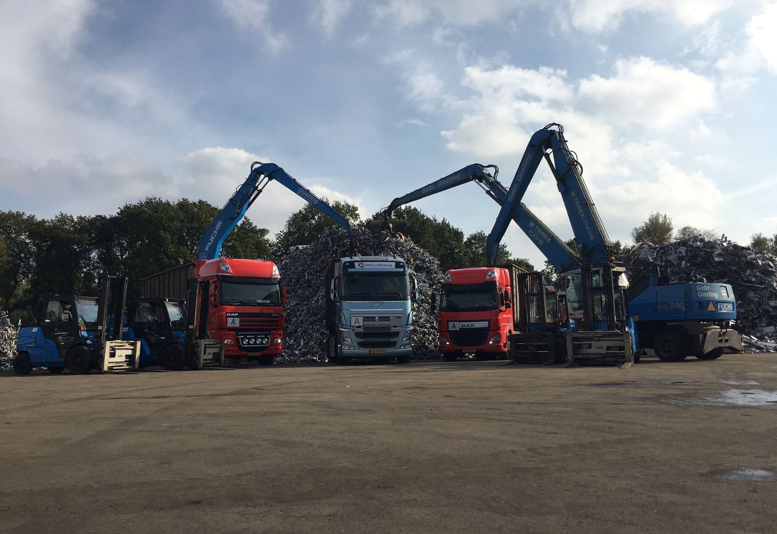 Oosting metaal recycling wagenpark