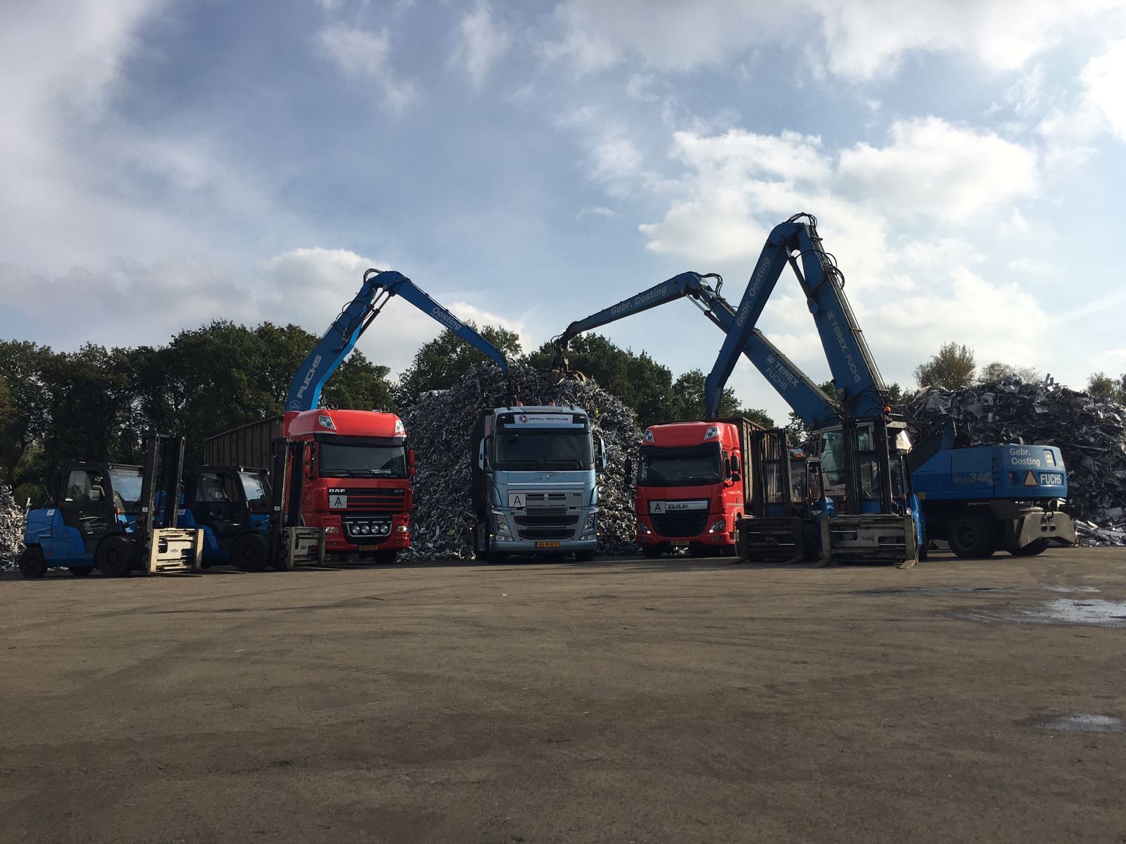 Oosting metaal recycling wagenpark